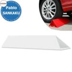 <br>カツデンアーキテック パブロサンカク  Pablo-Sankaku <br>イメージ：ピュアホワイト 車止め おしゃれ  パーキングブロック 駐車場用品