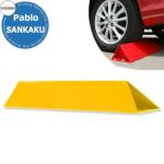 <br>カツデンアーキテック パブロサンカク  Pablo-Sankaku <br>イメージ：トラフィックイエロー 車止め おしゃれ  パーキングブロック 駐車場用品